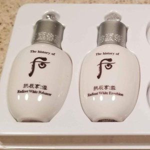 Korean The History of Whoo Gongjinhyang Seol Radiant White 5pcs Travel Set